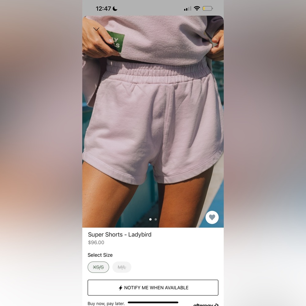 DAILY DRILLS SUPER SHORTS - LAVENDER